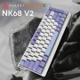 Клавіатура Ajazz NacodeX NK68 V2 Red Switch LED USB UA Purple/White/Blue (NK68-V2-R-PWB)