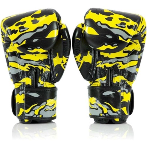 Боксерські рукавички Fairtex BGV-ONE X STBG (натуральна шкіра) 14 унцій (бинти в комплекті) (BGV-ONE_X_STBG_14oz)