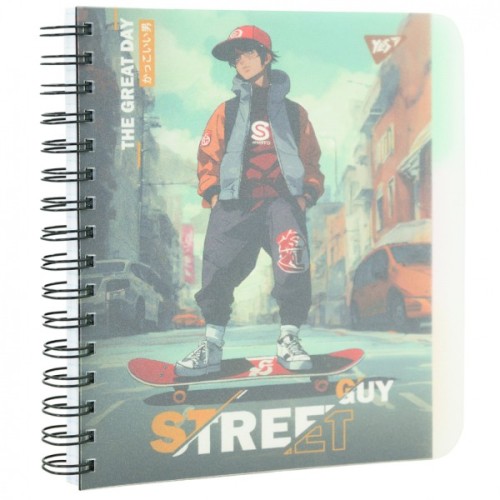 Блокнот Yes А5 Street guy 144 аркуша пластикова обкладинка (681960)