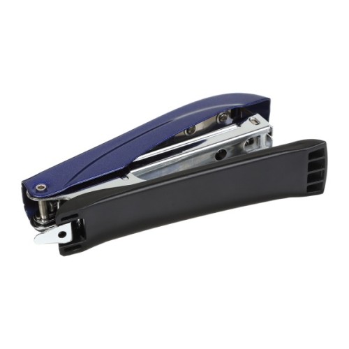 Степлер Buromax металевий МІНІ, 12 аркушів, (скоби №10), 110 х 25 х 45 мм, синій (BM.4150-02)