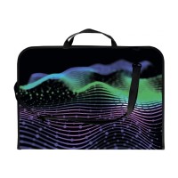 Папка - портфель Maxi А3 пластиковий на блискавці (MX30003-05)