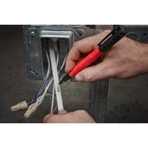 Набір маркерів Milwaukee INKZALL ультра-тонких, чорні, 4шт (48223154)