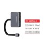 Концентратор ColorWay USB-C 3-in-1 USB 3.0 + HDMI 4K + USB-C PD100W (CW-HUB08)