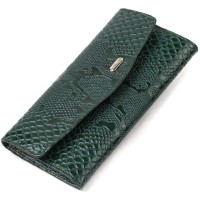 Портмоне Canpellini З натуральної шкіри Зелене (21694)