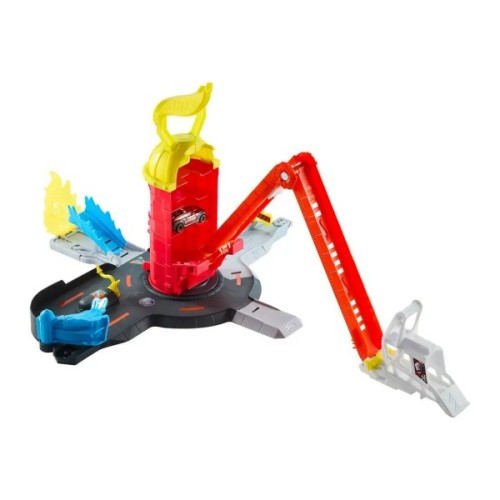 Автотрек Hot Wheels City Пожежно-рятувальна суперстанція (JHL95)