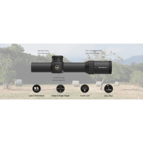 Оптичний приціл Vector Optics Continental 1-10x28 (34mm) illum. ED FFP VET-CTR (SCFF-47)
