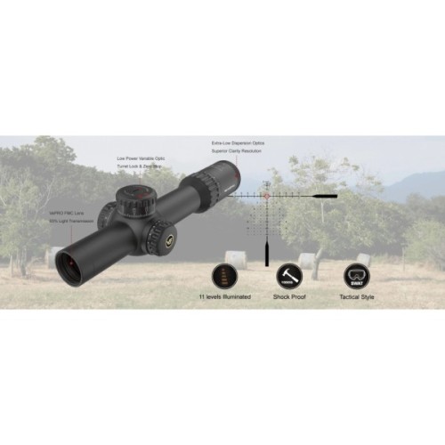 Оптичний приціл Vector Optics Continental 1-10x28 (34mm) illum. ED FFP VET-CTR (SCFF-47)