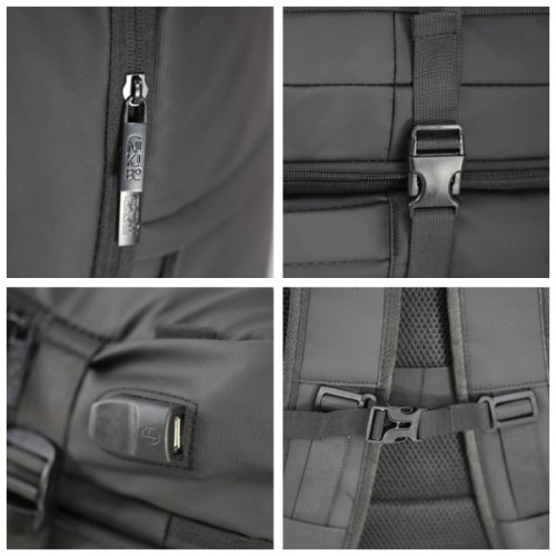 Рюкзак туристичний NikiBo Journey 20-30л чорний (30012505-01)