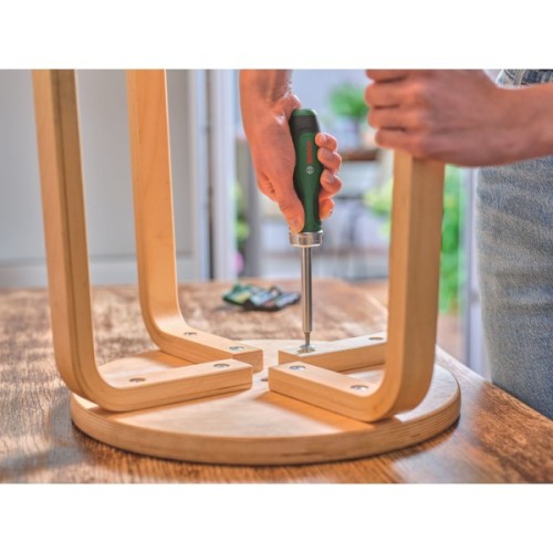 Викрутка Bosch з тріскачкою, 205мм, сталь CrV (1.600.A02.Z99)