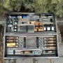 Набір для барбекю Metalzavod Майстер Гриль кейс-столик темна текстура (PN-MaysterGryl-TDK)
