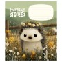 Зошит Школярик Fairytale Stories 12 аркушів коса лінія (012-3755C)