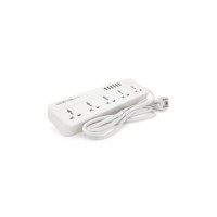Мережевий фільтр живлення LDNIO SС5614, 5 роз, 6 USB, 2м, White (SС5614)
