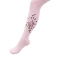 Колготки дитячі BNM зі стразами (M0C0302-1156-11G-pink)