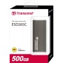 Накопичувач SSD USB-C 500GB Transcend (TS500GESD265C)