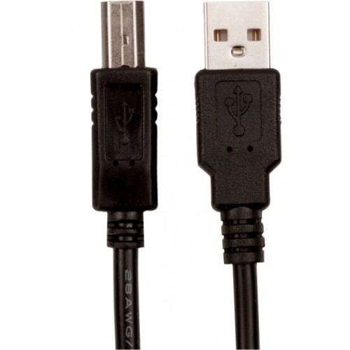 Кабель для принтера USB 2.0 AM/BM 1.5m black ProfCable (ProfCable12-150)