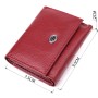 Гаманець ST Leather З натуральної шкіри Бордовий (23082)