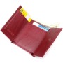 Гаманець ST Leather З натуральної шкіри Бордовий (23082)