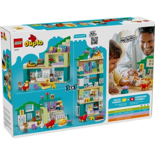 Конструктор LEGO DUPLO Town Сучасний родинний будинок із фігурками 3 в 1 (10470)