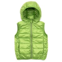 Жилет дитячий Kurt пуховий з капюшоном (V-HT-580T-160-green)
