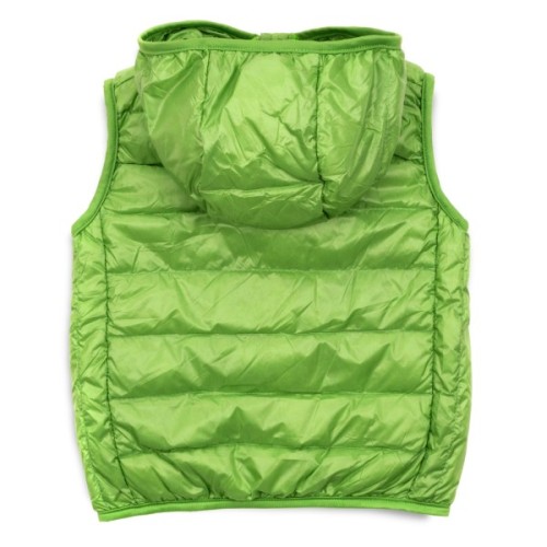 Жилет дитячий Kurt пуховий з капюшоном (V-HT-580T-160-green)