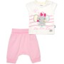 Набір дитячого одягу Miniworld зі слоником (14364-68G-pink)