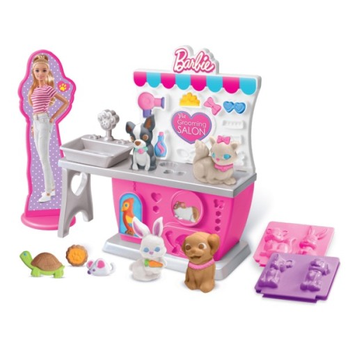 Набір для творчості Cra-Z-Art Barbie Тісто для ліплення , Зоомагазин з формами, набір 10од (34041CRA)