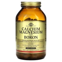 Вітамін Solgar Кальцій Магній Бор, Calcium Magnesium Plus Boron, 250 таблеток (SOL-00516)