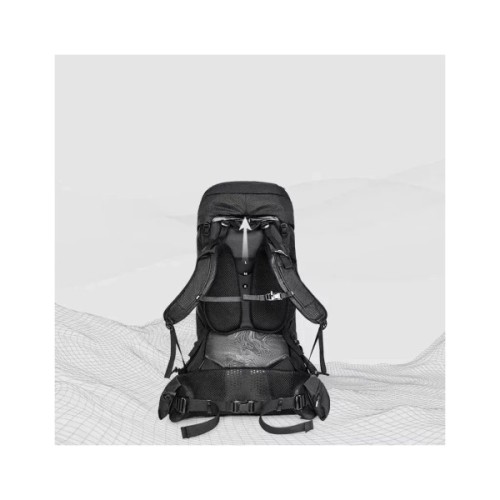 Рюкзак туристичний Naturehike Helium CNK2450XB014, 70 л, чорний, M (6975641883876)