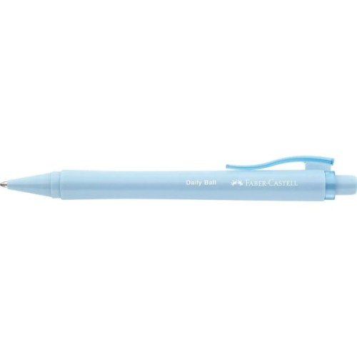 Ручка кулькова Faber-Castell Daily Ball XB Sky Blue, корпус нібесно-блакитний, стрижень синій (1,0 мм) (32533)