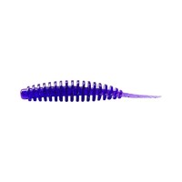 Силікон рибальський FishUP Tanta 2" 060 - Dark Violet/Peacock&Silver (9шт/уп) (1864.06.51)