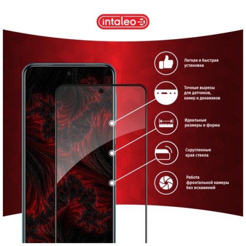 Скло захисне Intaleo Full Glue Xiaomi Redmi Note 10 Lite Black (1283126517969)