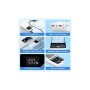 Батарея універсальна Vention 30000mAh 22.5W 3A, PD, QC/3.0, LED Display, White (FHMW0)
