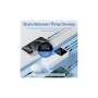 Батарея універсальна Vention 30000mAh 22.5W 3A, PD, QC/3.0, LED Display, White (FHMW0)