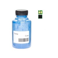 Тонер HP CLJ Pro M454dn/479dw, HP 415A chip 60g Cyan AHK (50000265)