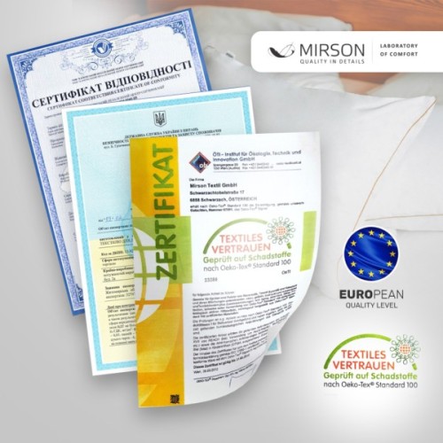 Постільна білизна MirSon Сатин Premium 0844 +0840 Davies Сімейний 160x220 (2200002029315)