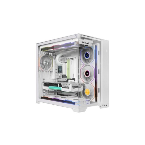 Кулер до корпусу Lian Li Повітряне охолодження для ПК LIAN LI UNI Fan TL WIRELESS LCD 120-1 REVERSE, (G99.12RTLLCD1W1W.00)