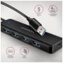 Концентратор AXAGON USB 3.1 to 4xUSB 3.0 black (HUE-C1A)