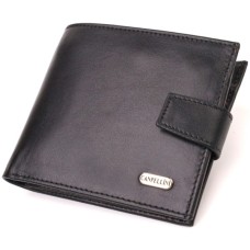 Гаманець Canpellini З натуральної шкіри Чорний (21880)
