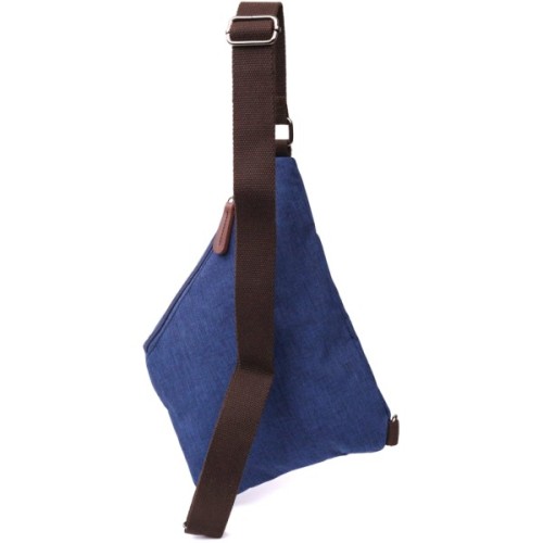 Сумка Vintage Через плече з текстилю Синя (22199)