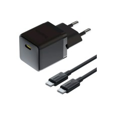 Зарядний пристрій Baseus Palm Fast Charger 1C 20W + Cable 1.0m Type-C 60W black (P10111602113-01)