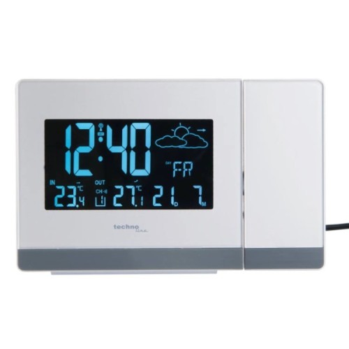 Настільний годинник Technoline WT549 проекційний White (DAS301195)