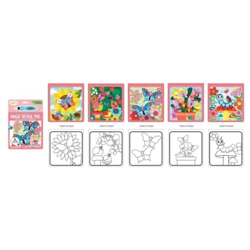 Набір для творчості Let's Craft "Магічні перетворення" Яскраві метелики водні розмальовки (MRP013)