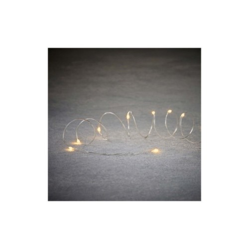 Гірлянда Luca Lighting Струна срібна 18 м теплий білий (8718861853261)