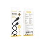 Дата кабель USB 2.0 AM to USB-C 3.0m silicone BX113 black BOROFONE (6941991115554)