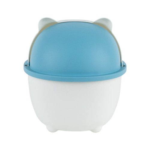 Кошик для паперів Kite Настільний контейнер для сміття, біло-блакитний (K24-009-6)