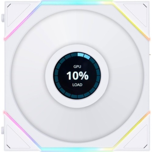 Кулер до корпусу Lian Li TLLCD 120-3, White Cooler (G99.12TLLCD3W.00)