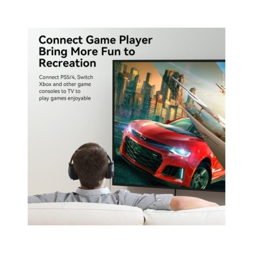 Кабель мультимедійний HDMI M to HDMI M 1.5m 4K60Hz black Vention (ALIBG)