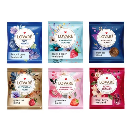 Чай Lovare Fest Tea Set 90 пакетиків асорті (lv.79907)