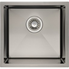 Мийка кухонна GRANADO Under top STEEL S201 black (GS08201B)