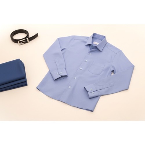 Сорочка дитяча Lakids довгим рукавом (1551-128B-blue)